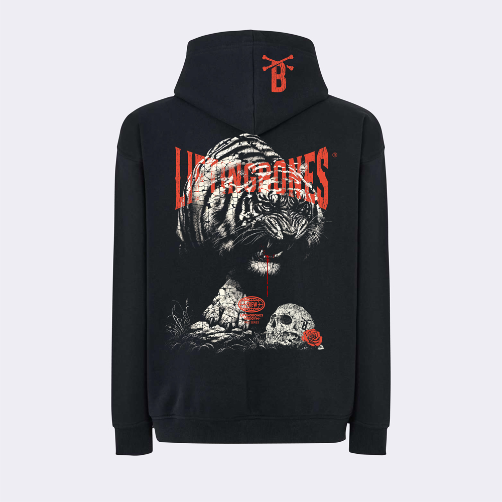 LB Beast Oversize Hoodie Negro - Imagen 2