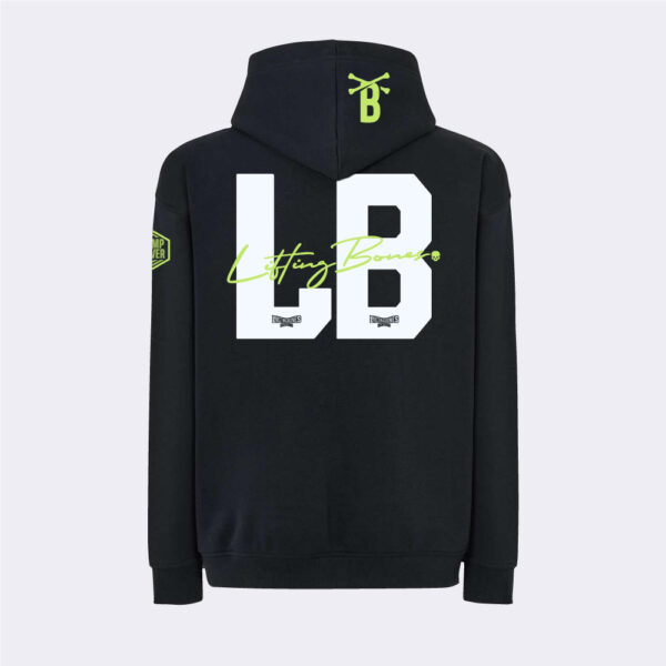 LB Iron Oversize Hoodie Negro - Imagen 2