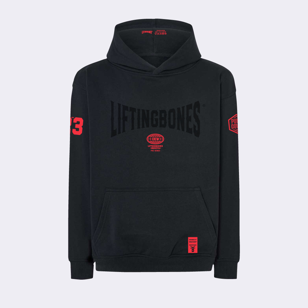 LB Lava Oversize Hoodie Negro