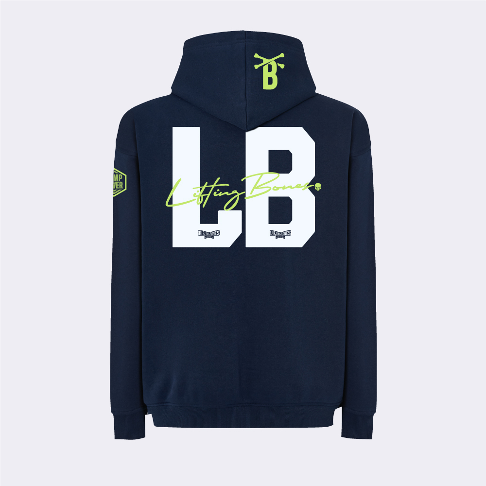 LB Iron Oversize Hoodie Marino - Imagen 2