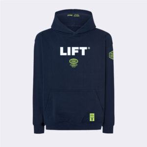 LB Iron Oversize Hoodie Marino