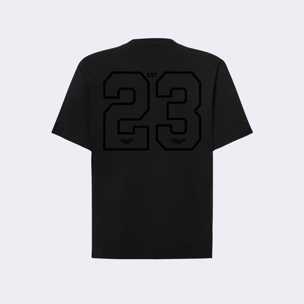 LB Black Ed. Oversize Tee Negro - Imagen 2