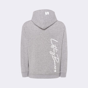 LB Logo Regular Hoodie Gris