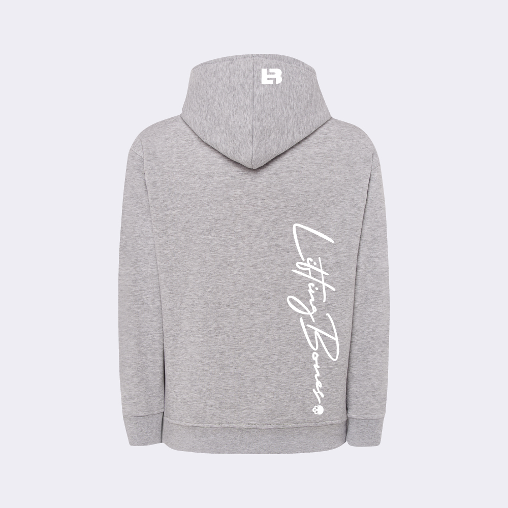 LB Logo Regular Hoodie Gris - Imagen 2