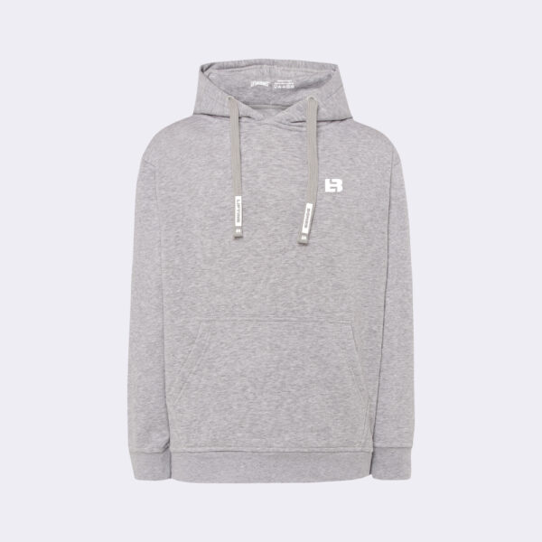 LB Logo Regular Hoodie Gris