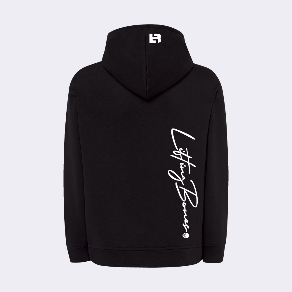 LB Logo Regular Hoodie Negro - Imagen 2