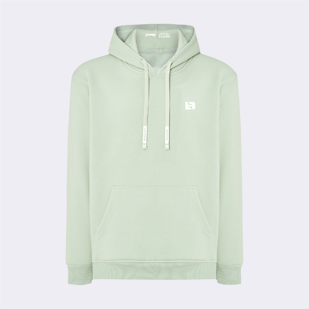 LB Logo Regular Hoodie Hielo