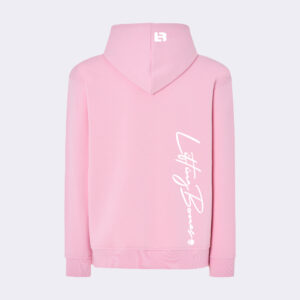 LB Logo Regular Hoodie Rosa