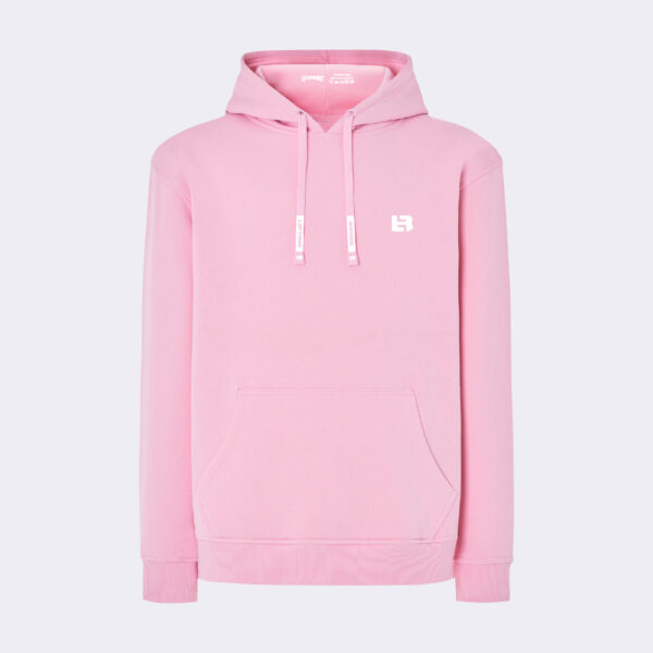 LB Logo Regular Hoodie Rosa