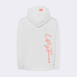 LB Logo Regular Hoodie Blanco