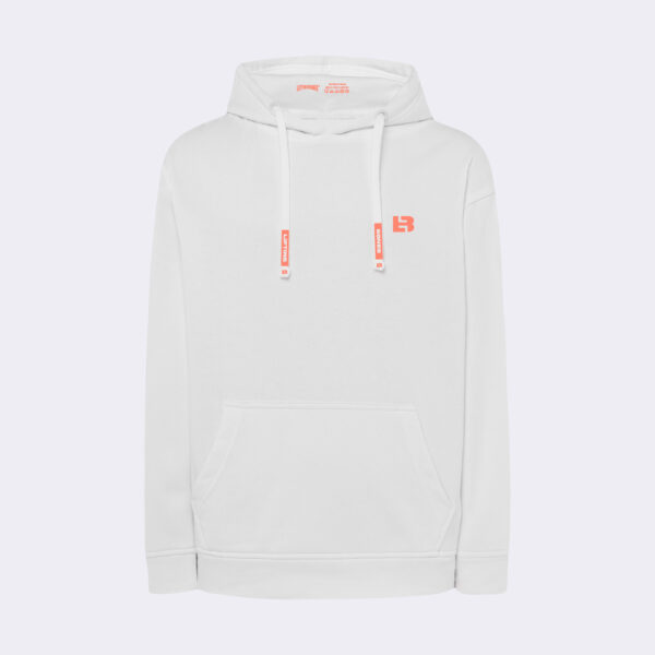 LB Logo Regular Hoodie Blanco