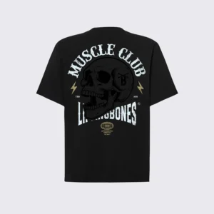 LB MuscleClub Camiseta Oversize Negro
