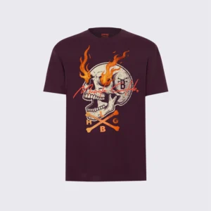 LB MuscleClub Camiseta Oversize Burdeos