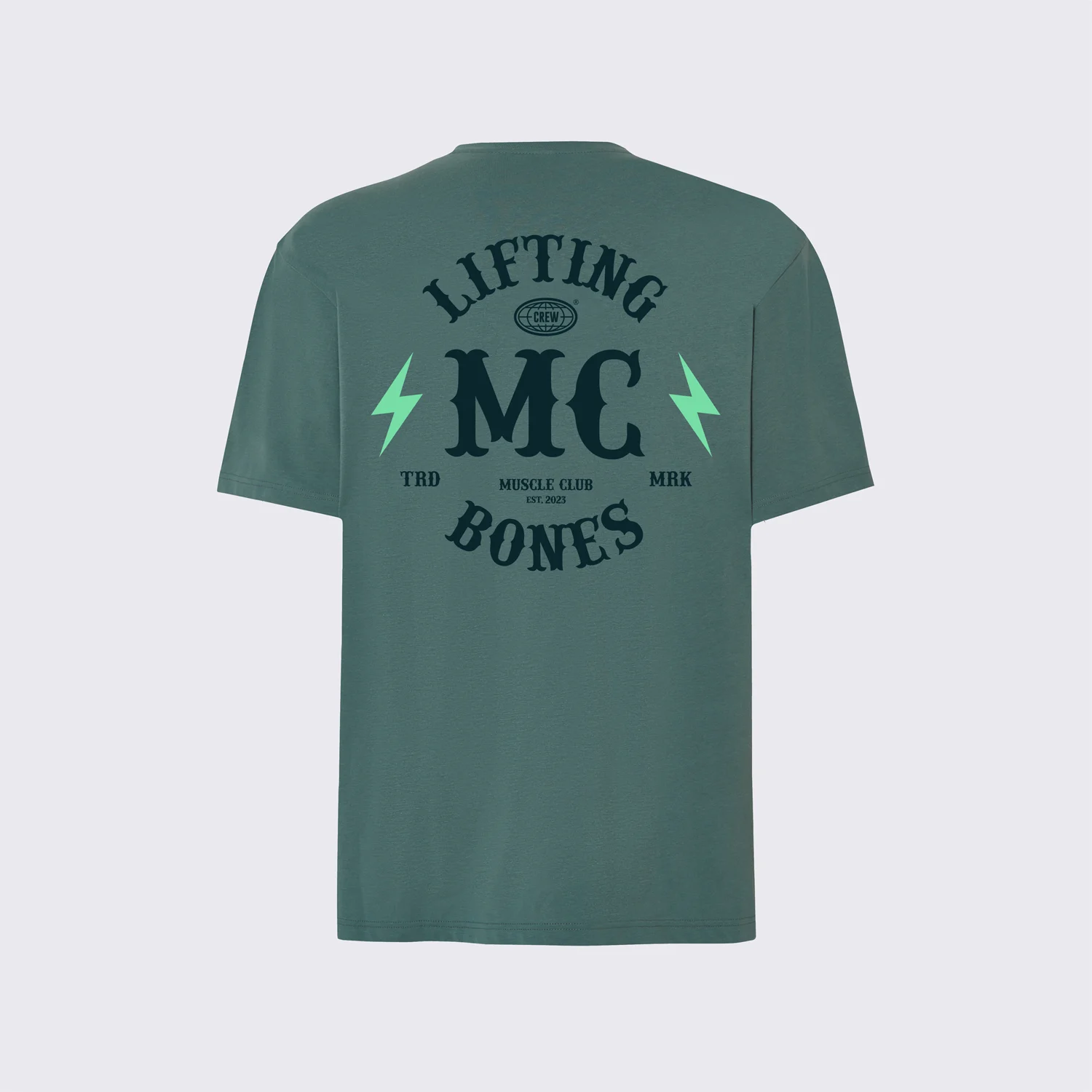 LB MuscleClub Camiseta Oversize Verde - Imagen 2