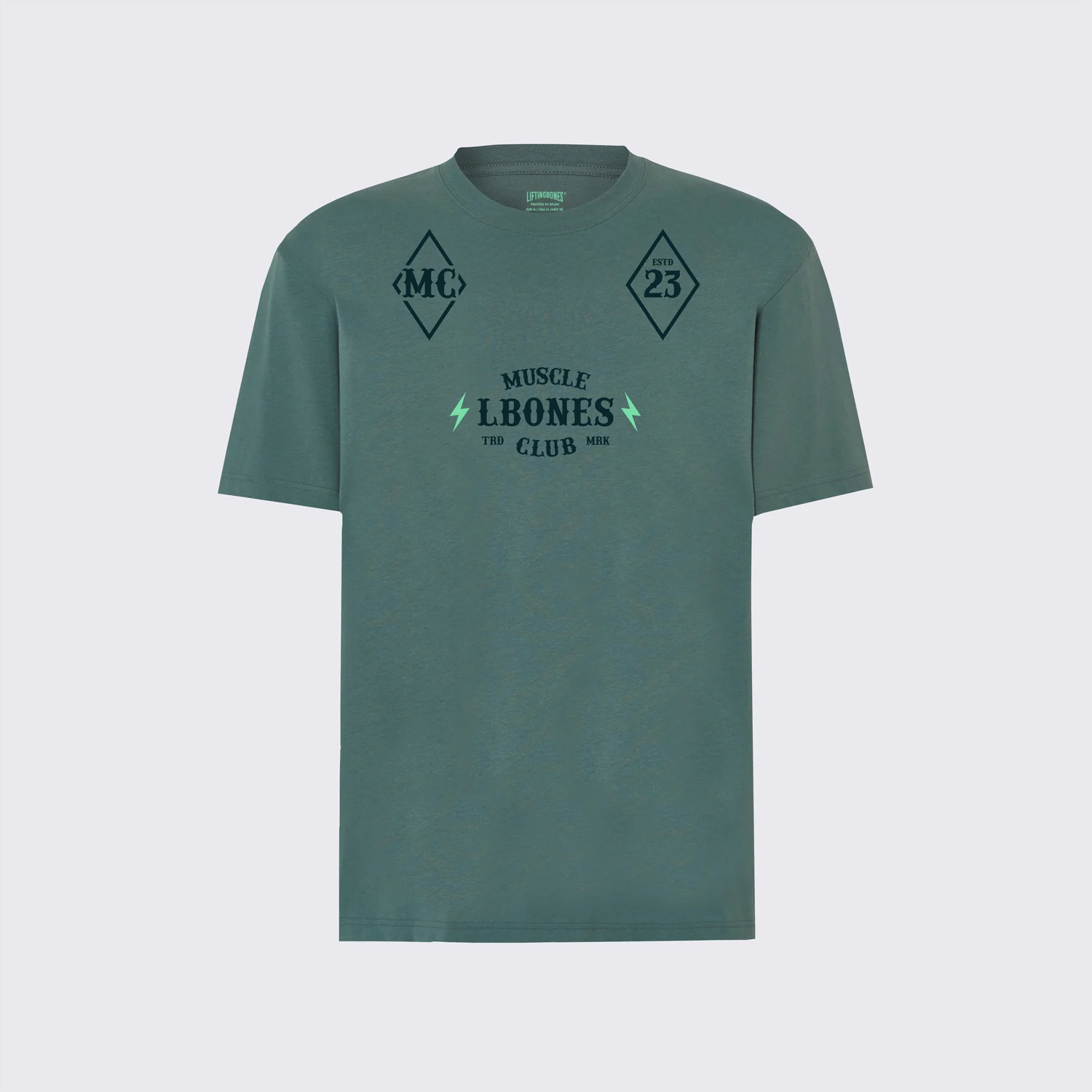 LB MuscleClub Camiseta Oversize Verde