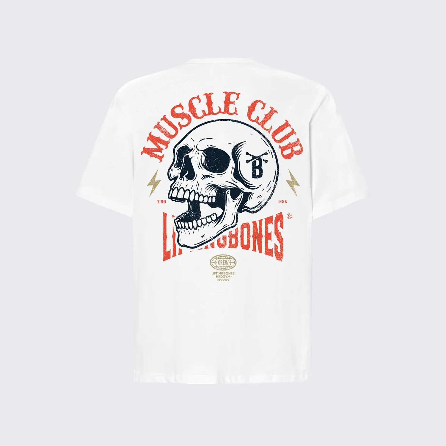 LB MuscleClub Camiseta Oversize Blanco - Imagen 2