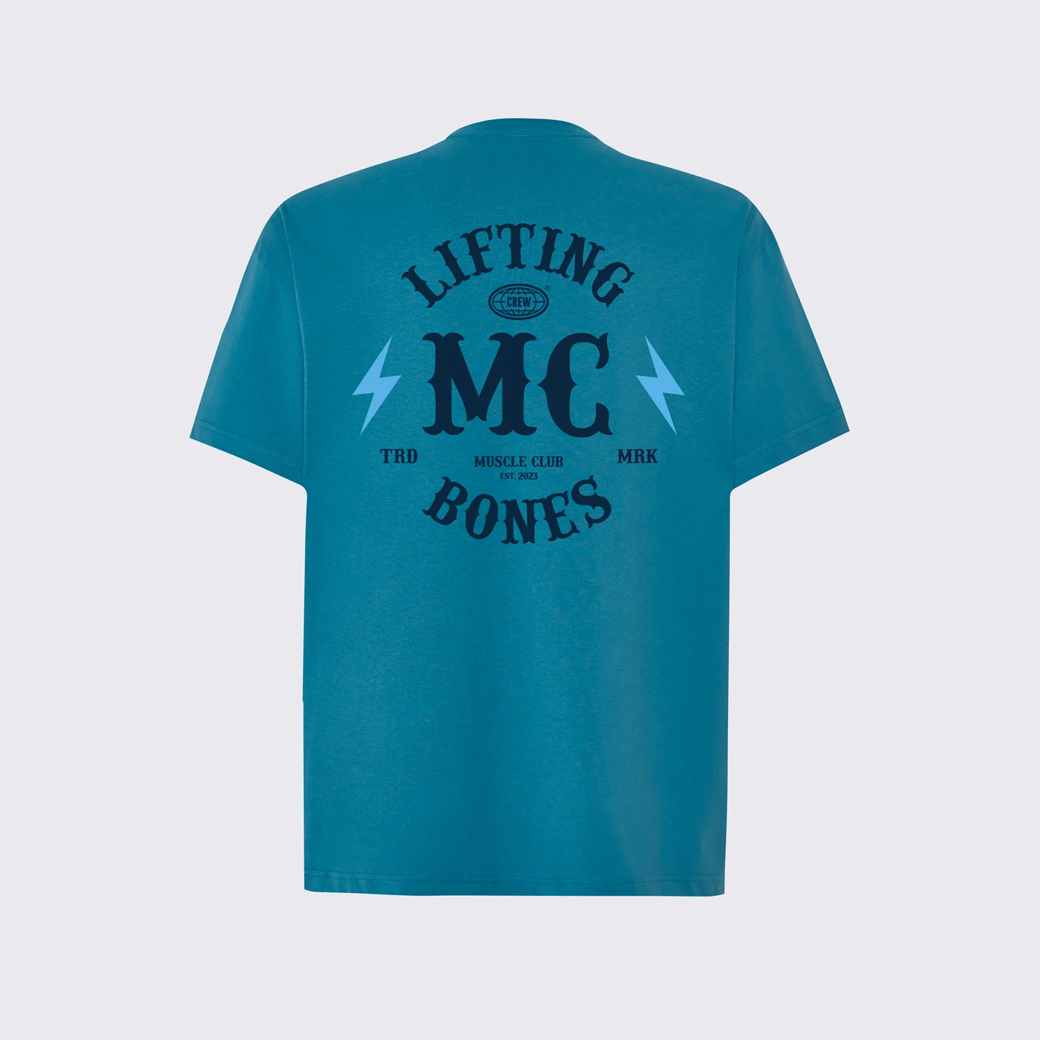 LB MuscleClub Camiseta Oversize Azul - Imagen 2